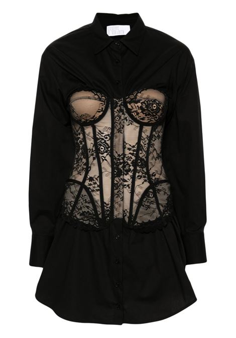 Black corset mini dress Giuseppe Di Morabito - women